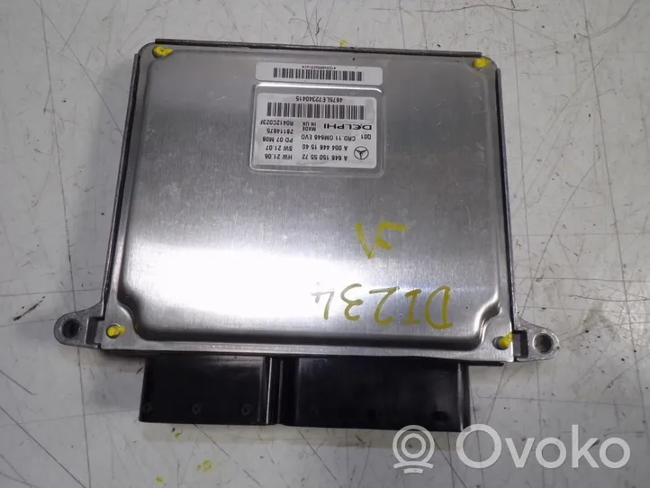 Mercedes-Benz E W211 Calculateur moteur ECU A6461507978