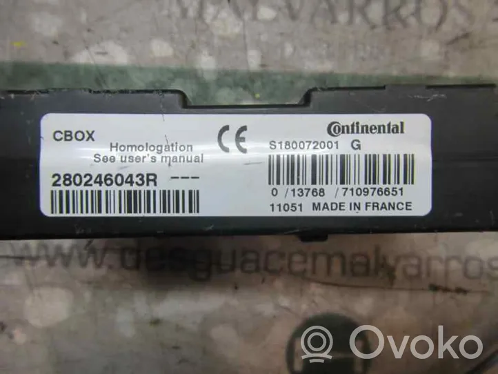 Renault Grand Modus Muut ohjainlaitteet/moduulit 280246043R