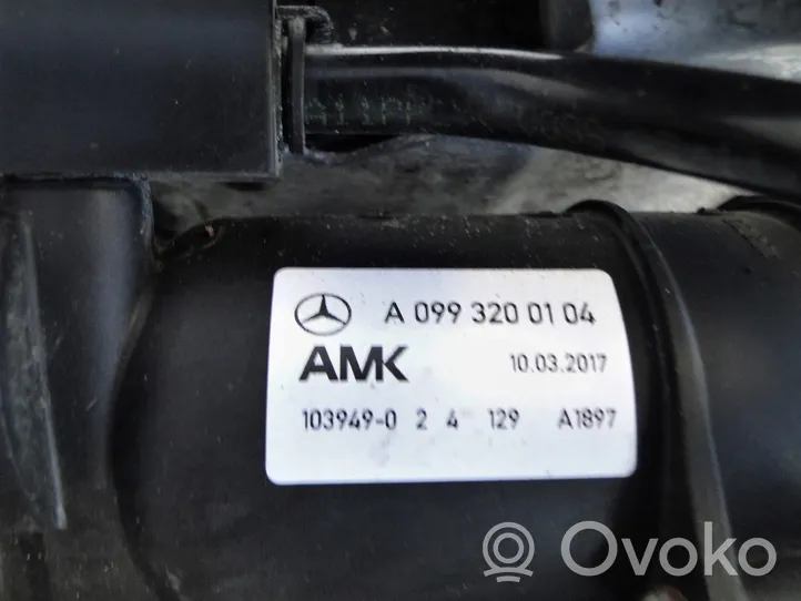 Mercedes-Benz S W222 Compressore/pompa sospensioni pneumatiche A0993200104