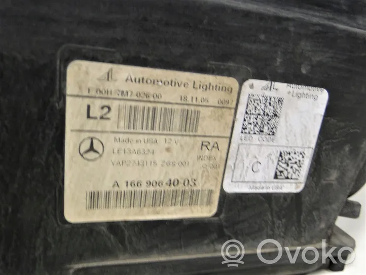 Mercedes-Benz GLE AMG (W166 - C292) Faro delantero/faro principal A1669064003