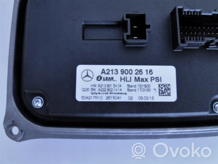 Mercedes-Benz C W205 Modulo di controllo ballast LED A2139002616