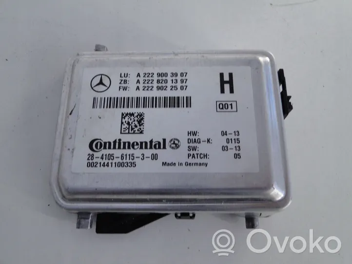 Mercedes-Benz S C217 Telecamera per parabrezza A2229003907