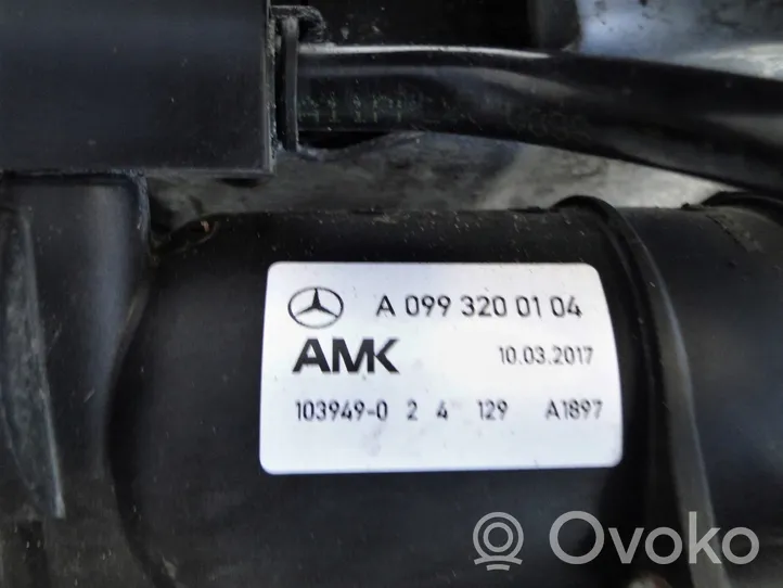 Mercedes-Benz S C217 Ilmajousituksen kompressoripumppu A0993200104