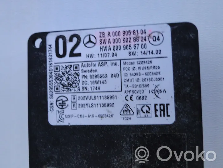 Mercedes-Benz C W205 Radar / Czujnik Distronic A0009058104