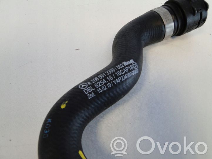 A2065013300 Mercedes-Benz C W206 Engine coolant pipe/hose, 84.36  