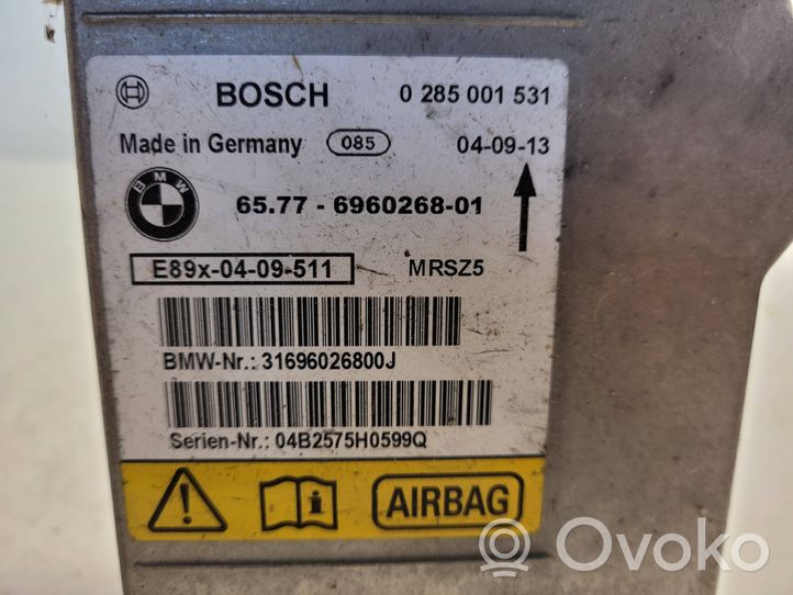 BMW 1 E81 E87 Sterownik / Moduł Airbag 6960268