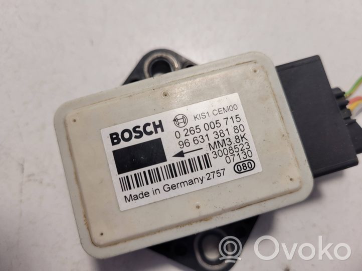 Citroen C4 Grand Picasso Sensore di imbardata accelerazione ESP 9663138180