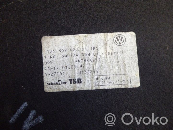 Volkswagen Golf IV Trunk/boot side trim panel 1J6867427