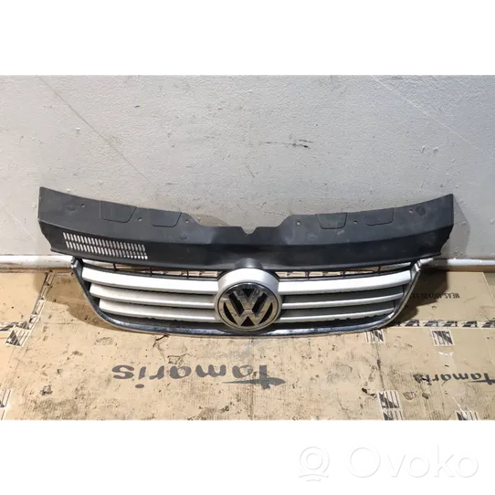 Volkswagen Transporter - Caravelle T5 Grille calandre supérieure de pare-chocs avant 7H58071018