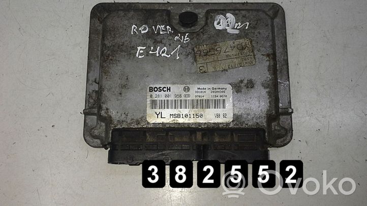 Rover 25 Sterownik / Moduł ECU 0281001956