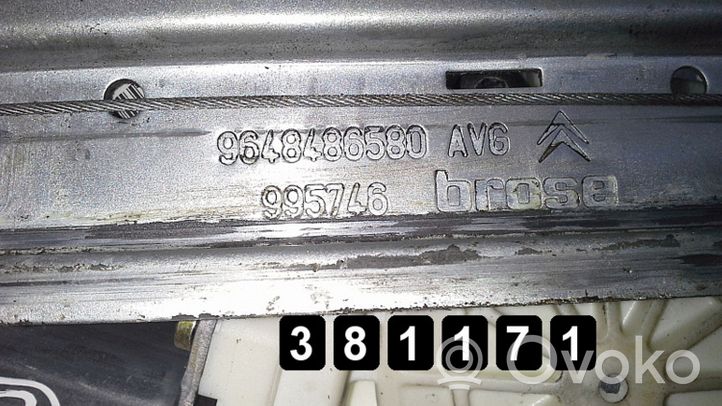 Citroen C5 Elektryczny podnośnik szyby drzwi 9648486580