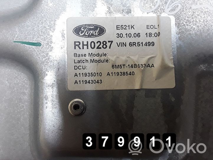 Ford Focus C-MAX Elektryczny podnośnik szyby drzwi 6m5t14b533aaeuro