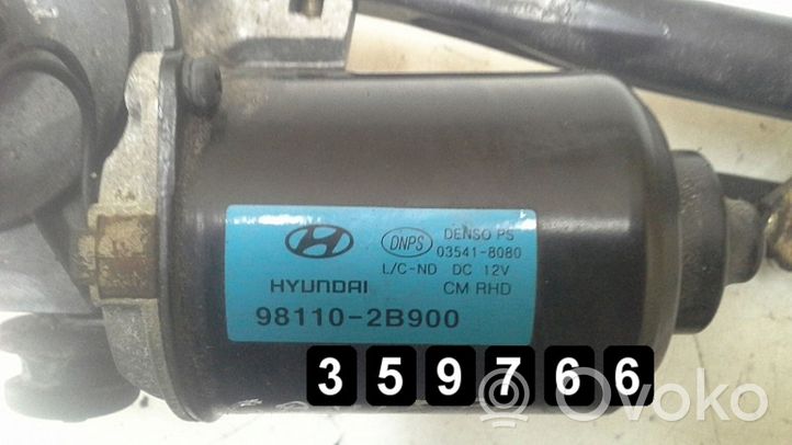 Hyundai Santa Fe Rear window wiper motor 03541 8080 98110 2b900