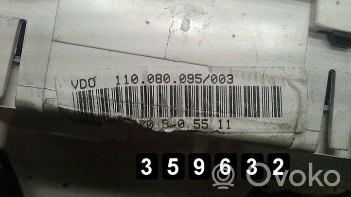 Mercedes-Benz SLK R170 Tachimetro (quadro strumenti) 110080095 defect p