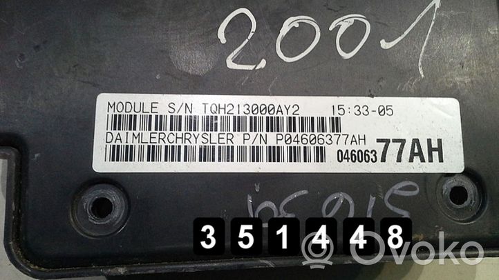 Chrysler Sebring (ST-22 - JR) Calculateur moteur ECU 04606377ah