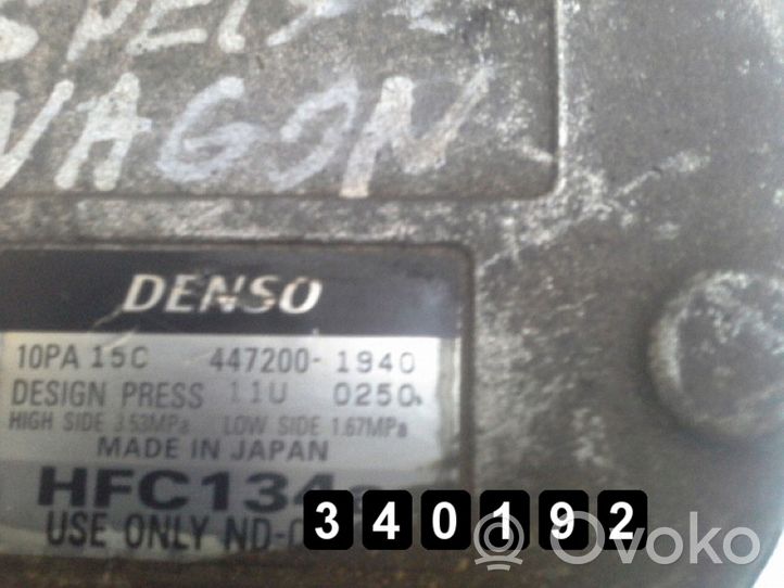 Mitsubishi Space Wagon Compressore aria condizionata (A/C) (pompa) 447200-1940