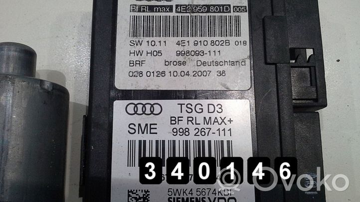 Audi A8 S8 D3 4E Priekinio el. Lango pakėlimo mechanizmo komplektas 4e2959801d
