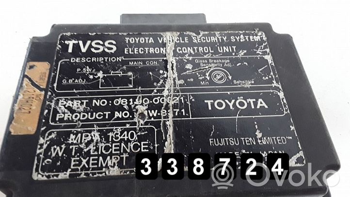 Toyota Carina T210 Sterownik / Moduł ECU 00821