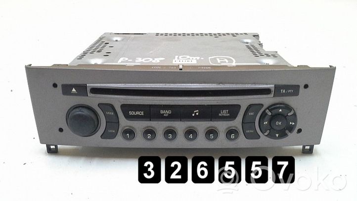 Peugeot 308 Panel / Radioodtwarzacz CD/DVD/GPS 96662671XH04