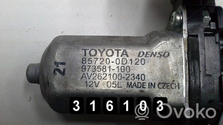 Toyota Yaris Mécanisme lève-vitre avant avec moteur 85720-0D120