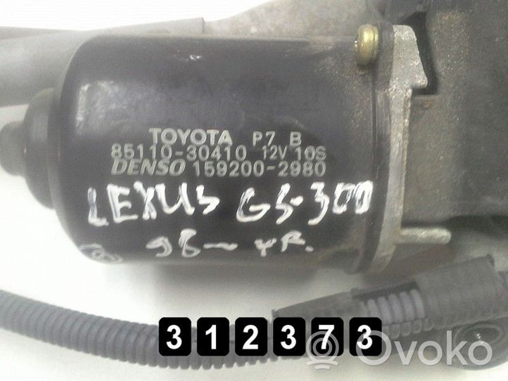 Lexus GS 300 400 430 Moteur d'essuie-glace arrière 85110-30410