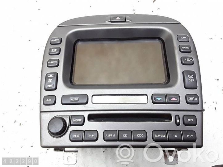 1X4310E889FC Jaguar XType Unité principale radio / CD / DVD / GPS, 129
