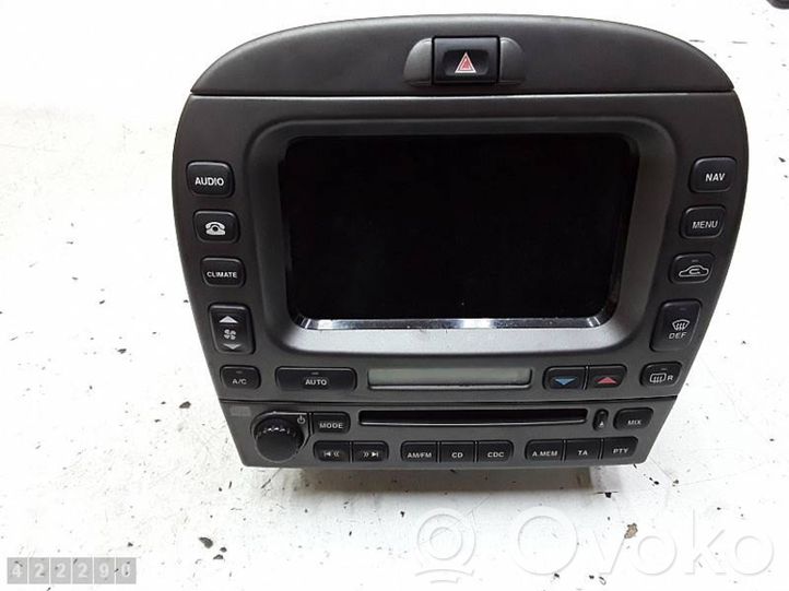 1X4310E889FC Jaguar XType Unité principale radio / CD / DVD / GPS, 129