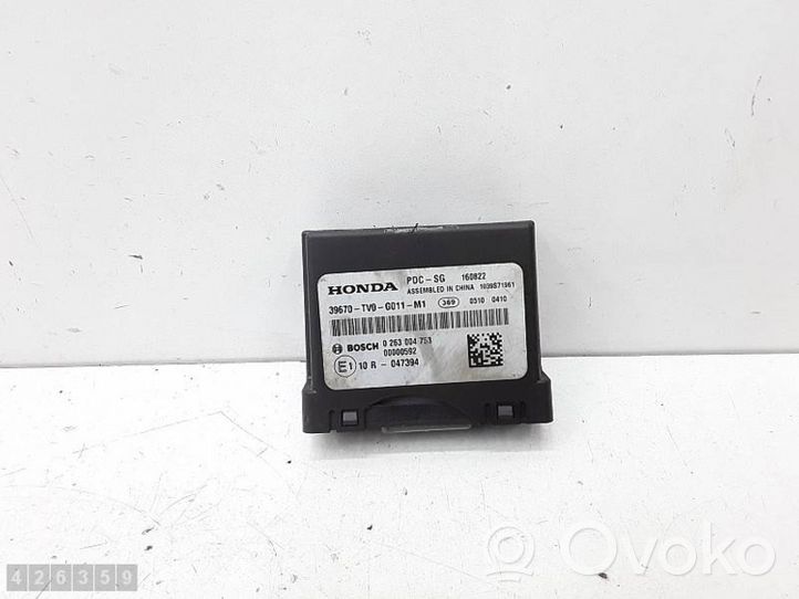 Honda Civic IX Unité de commande, module PDC aide au stationnement 39670TM0G011M1