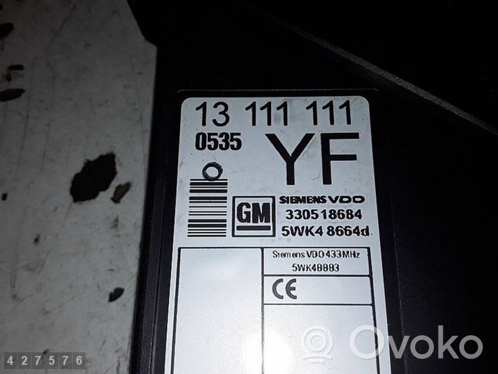 Opel Meriva A Unité de commande / module de verrouillage centralisé porte 330518684