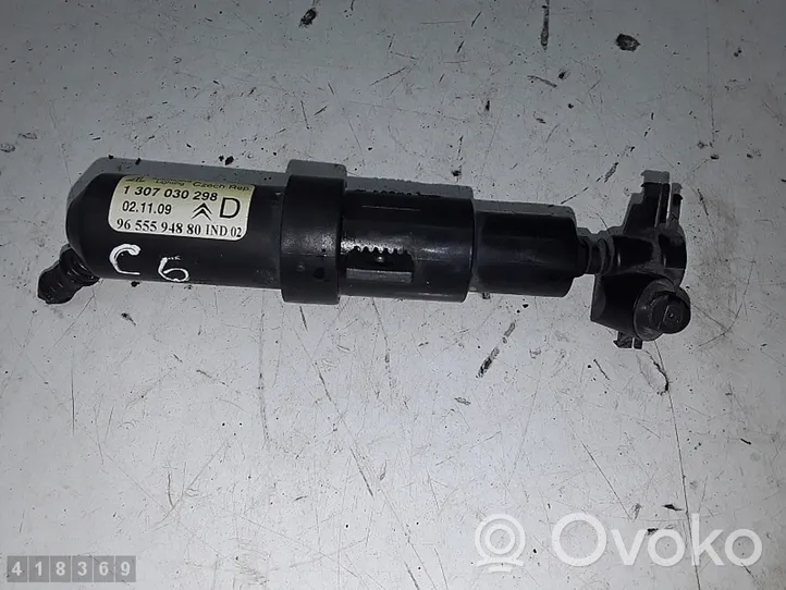 Citroen C6 Headlight washer spray nozzle 1307030298