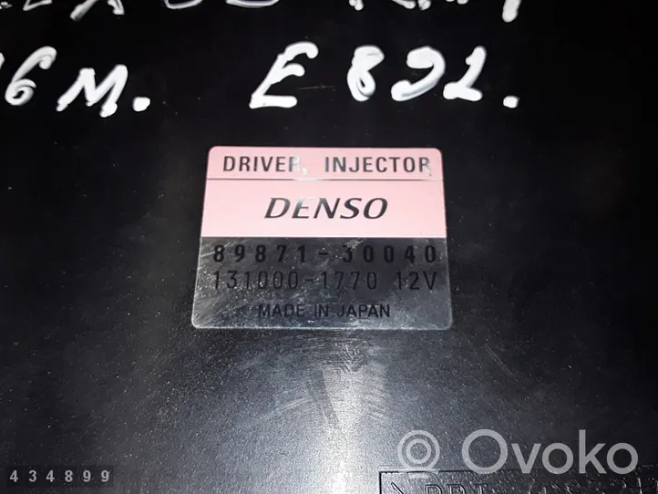 Lexus RX 450H Unité / module de commande d'injection de carburant 8987130040