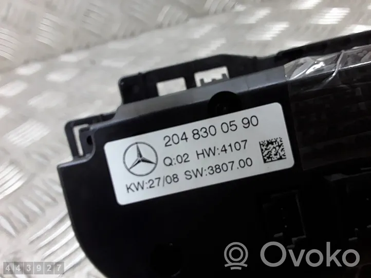 Mercedes-Benz C AMG W204 Ilmastoinnin ohjainlaite 2048300590