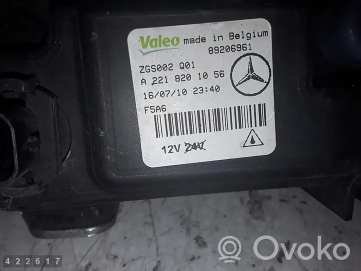 Mercedes-Benz S AMG W221 Lampa LED do jazdy dziennej A2218201056