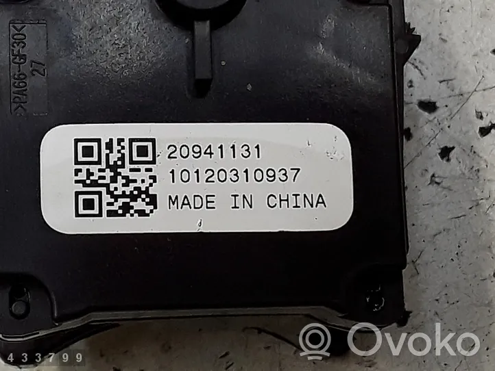 Opel Meriva B Pyyhkimen kytkin 20941131