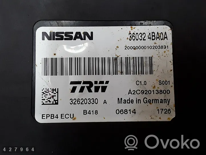 Nissan Qashqai Stabdžių sistemos valdymo blokas 360324ba0a