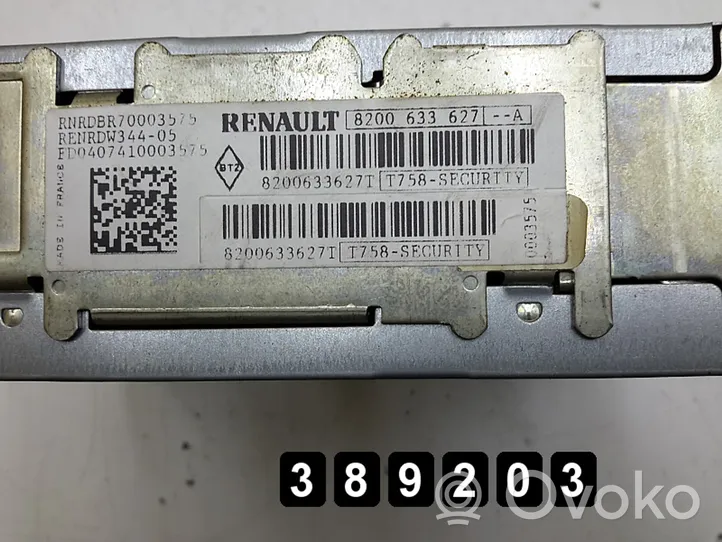 Renault Modus Unité principale radio / CD / DVD / GPS 8200633627