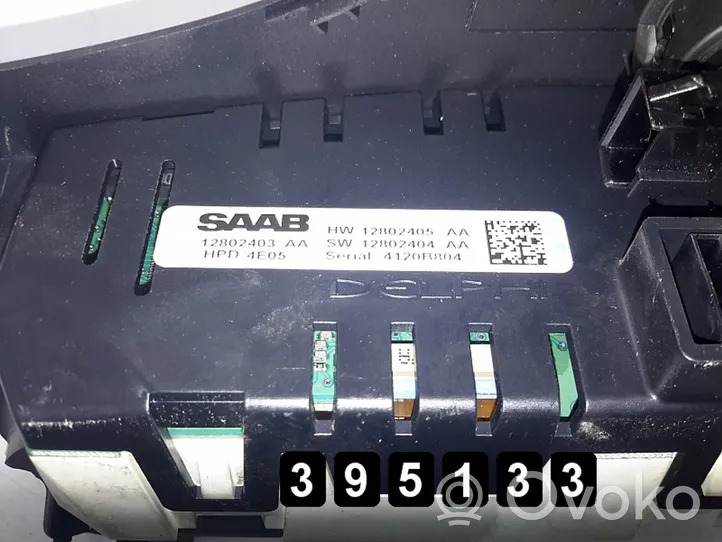 Saab 9-3 Ver1 Monitor / wyświetlacz / ekran 12802403aa