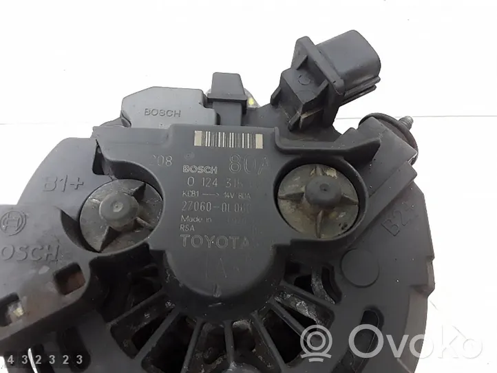 Toyota Hilux (AN10, AN20, AN30) Alternador 0124315033