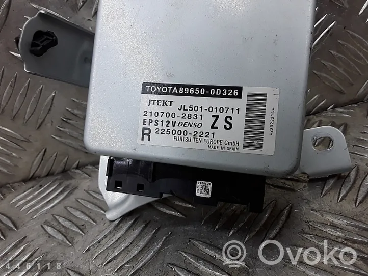 Toyota Yaris Vairo stiprintuvo valdymo blokas 896500D326