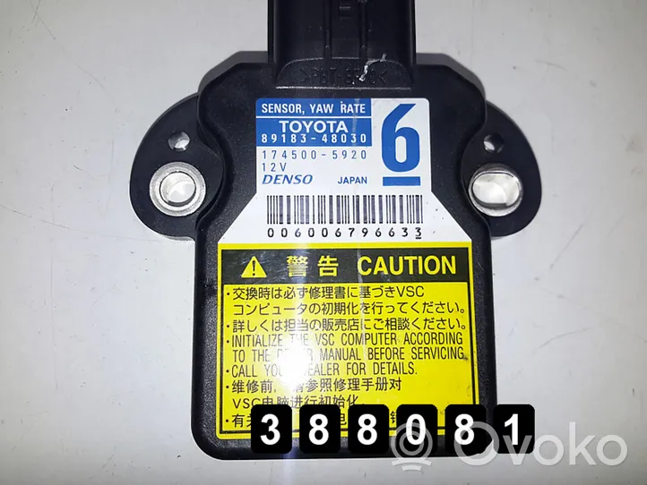 Toyota Prius (XW30) ESP (stabilumo sistemos) valdymo blokas 