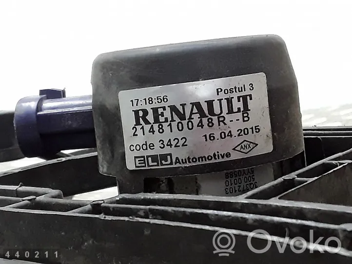 Renault Sandero II Electric radiator cooling fan 214810048r
