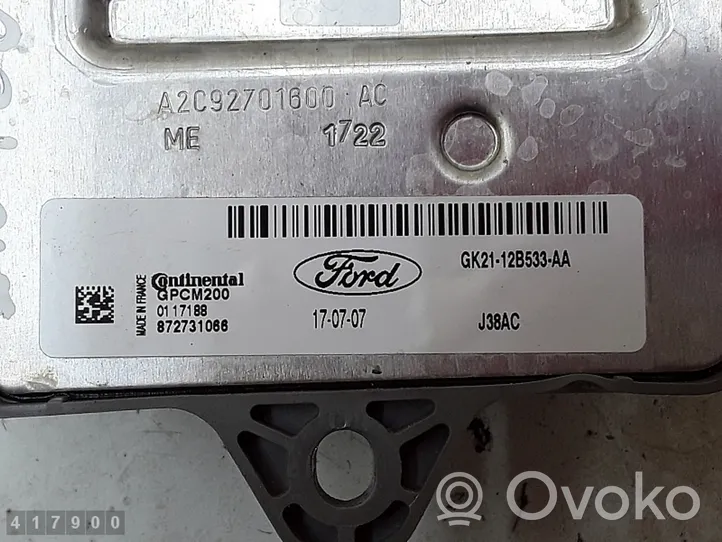 Ford Transit Custom Žvakių pakaitinimo rėlė gk2112b533aa