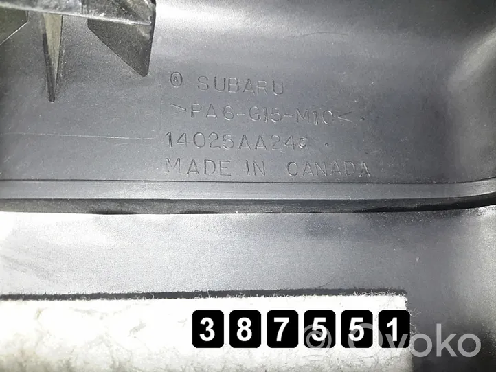 Subaru B9 Tribeca Couvercle cache moteur 14025aa24