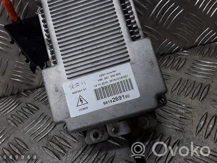 Opel Grandland X Modulo del convertitore di tensione/trasformatore 9819269180