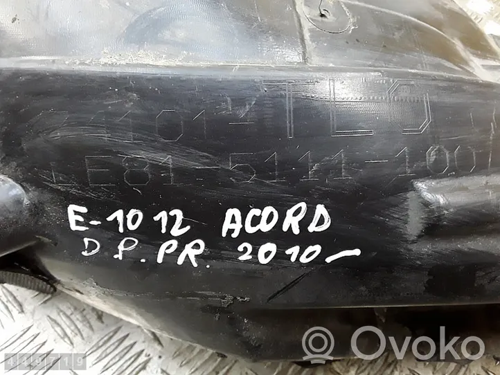 Honda Accord Pare-boue passage de roue avant le815111100