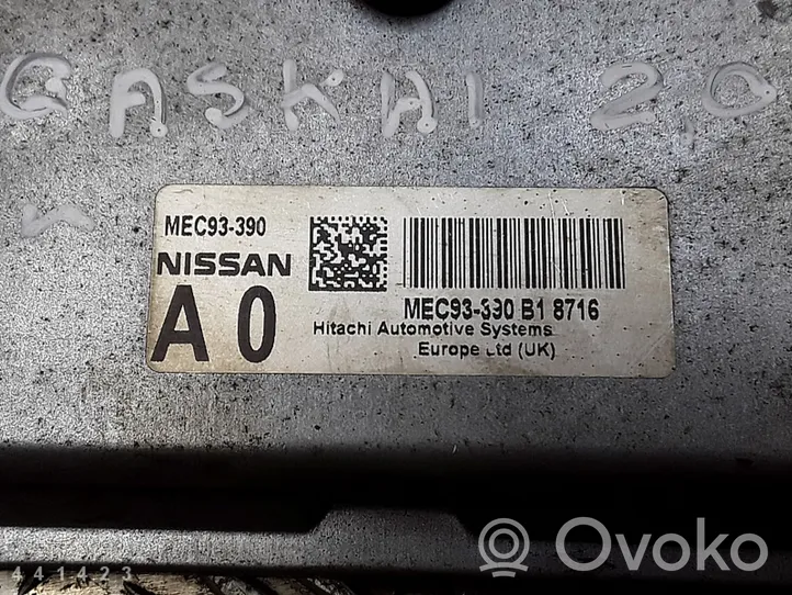 Nissan Qashqai Moottorin ohjainlaite/moduuli MEC93390