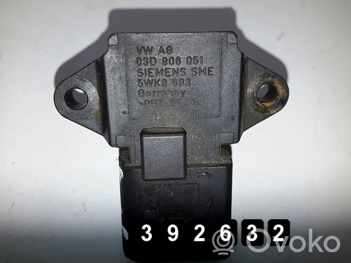 Volkswagen Fox Sensore di pressione dei gas di scarico 03d908051