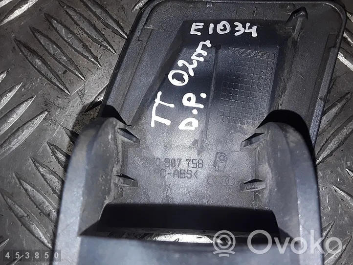 Audi TT Mk1 Ajovalonpesimen pesusuuttimen kansi/suoja 8N0807758