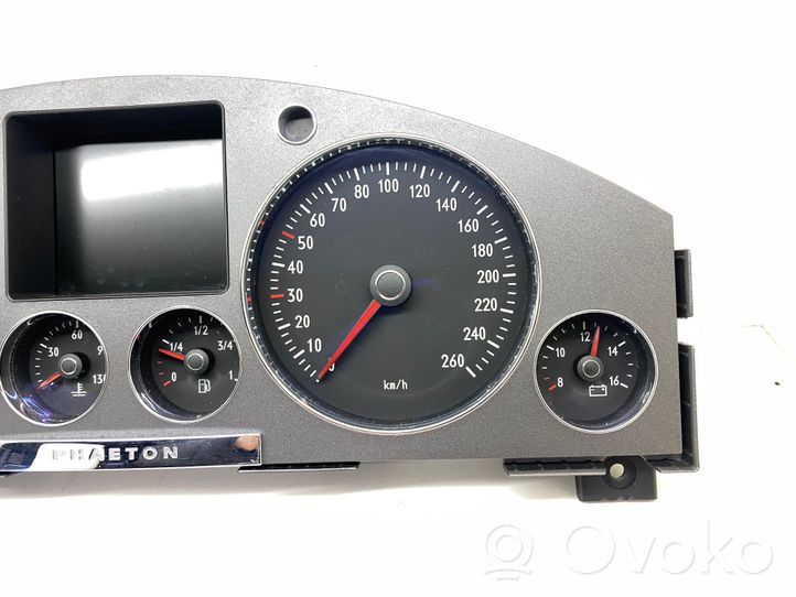 Volkswagen Phaeton Compteur de vitesse tableau de bord 3D0920885A