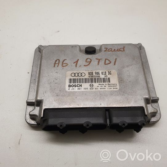 Audi A6 S6 C5 4B Galios (ECU) modulis 038906018DG